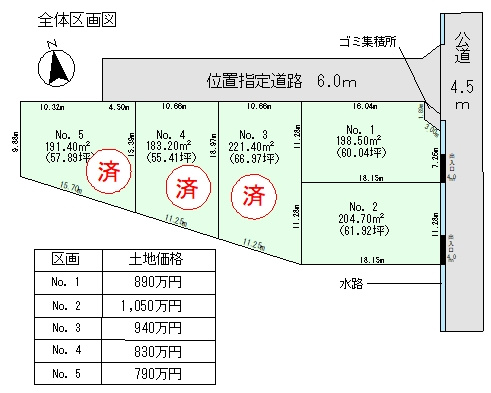 土浦市真鍋２丁目　建築条件付きの土地図