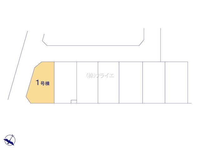 狭山市広瀬台11期　全7棟　新築戸建　グラファーレの区画図