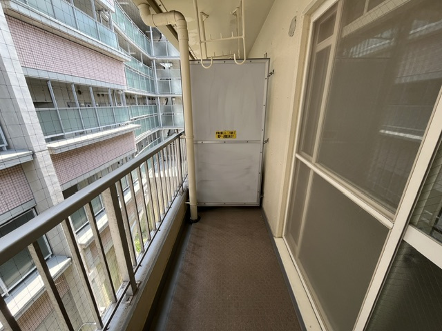 旭マンションのバルコニー