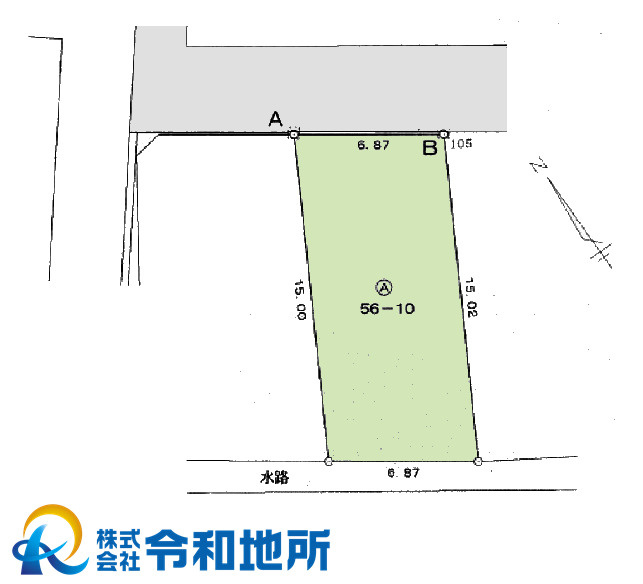 売地　高座郡寒川町宮山の土地図
