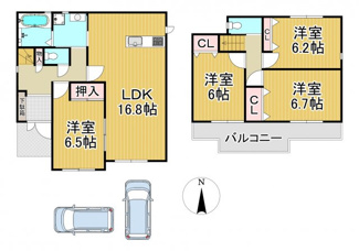 【間取り】 | 川西市清和台東２丁目1の158　中古一戸建て