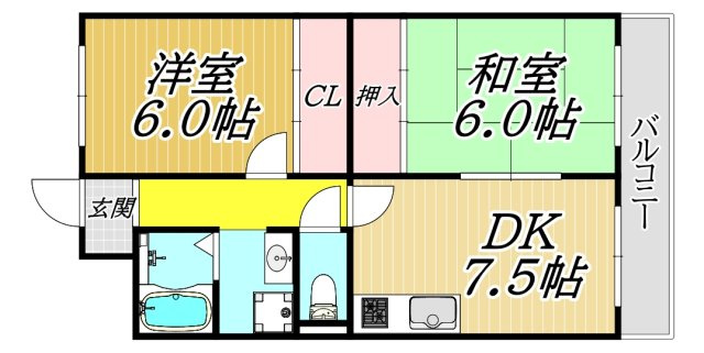 アビタ・コアⅠの間取り
