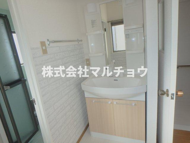 南紀の台一戸建の独立洗面台|独立洗面台です