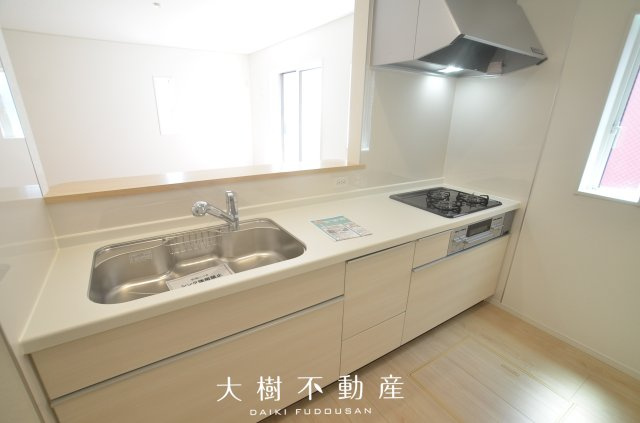 【キッチン】 | 座間市相模が丘3丁目　新築戸建て　全3棟【仲介手数料無料】