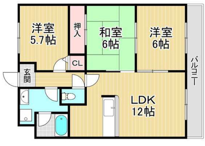 【間取り】 | エントピア福泉