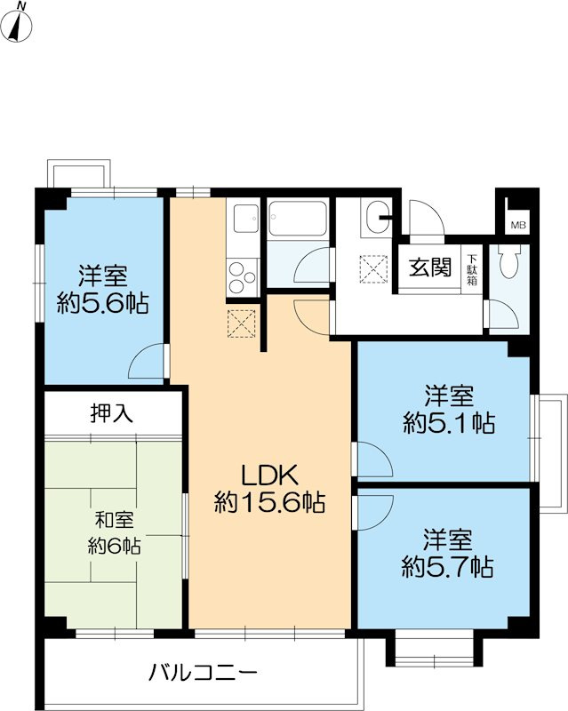 フォレスト岡本の間取り