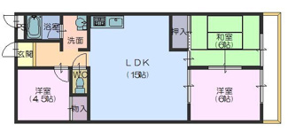 【間取り】 | コーポ松川Ⅱ
