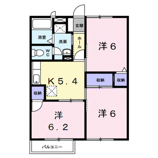 【間取り】 | メゾンラフィネＡ