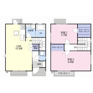 【間取り】 | 希望ハイツC　碧南市平七町