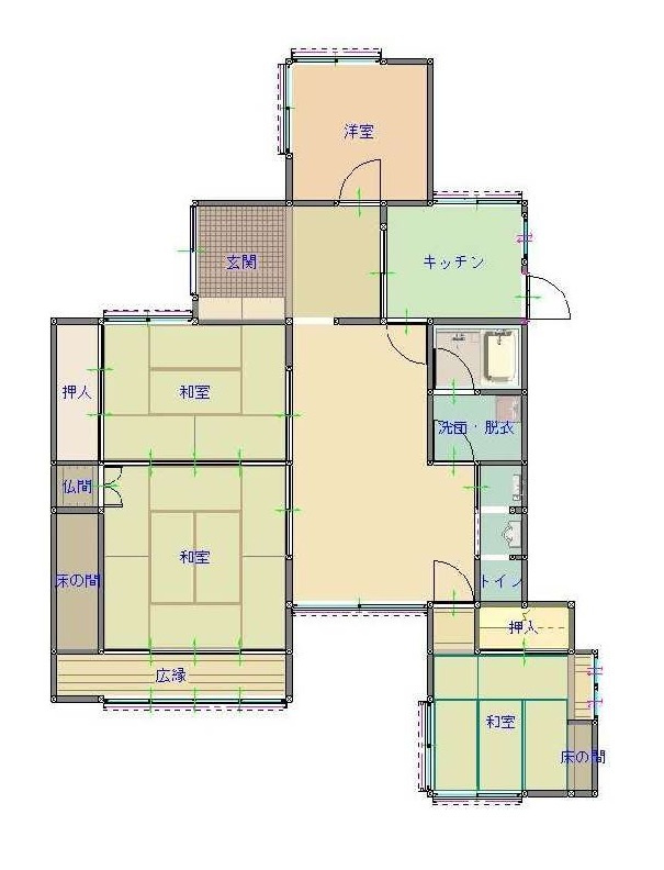 和歌山市東小二里町・中古戸建・116900の間取り