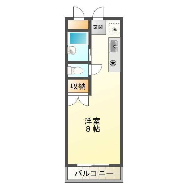 K.Sハイツの間取り