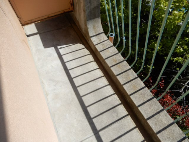 ラムール大久保のバルコニー