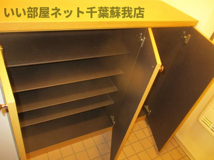 グリーンパークおゆみ野の玄関|シューズボックス♪