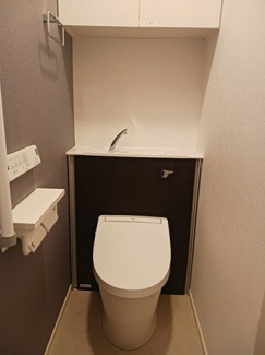 【トイレ】 | プラージュ | ゆったりとした空間のトイレです