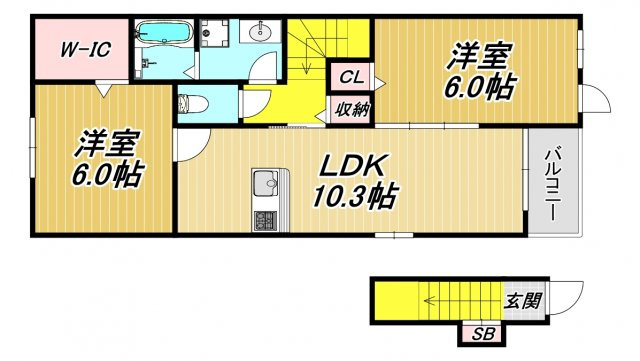 MUKO7SKT1の間取り
