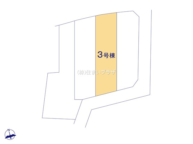 仲介手数料無料）江南市小杁町の区画図