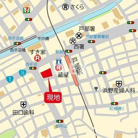 レヂデンス・リバーストーンの地図