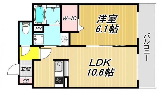 グランデ近松の間取り
