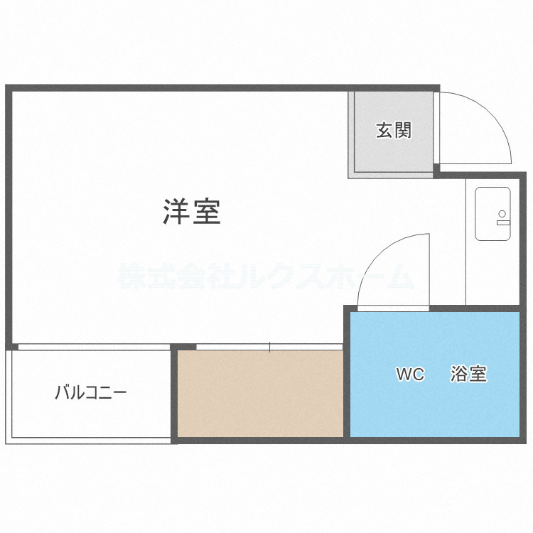 アパートメント摂津の間取り
