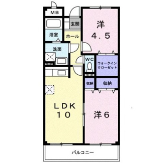 【間取り】 | ファシナシオン毛見Ⅱ
