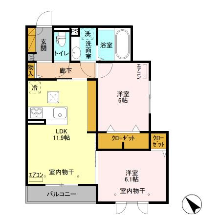 イデアーレの間取り