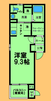 【間取り】 | La・PorteⅠ | 間取り図：反転タイプ