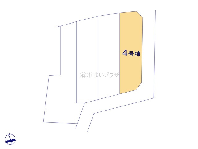仲介手数料無料）江南市小杁町の区画図