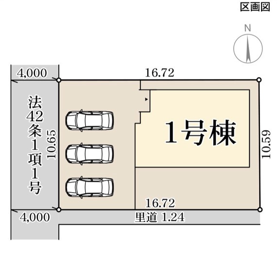 リーブルガーデン姫路市勝原区宮田2期の区画図