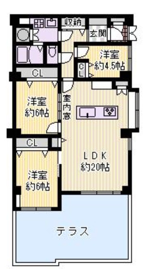 【間取り】 | ☆ジャルダン雲雀丘花屋敷