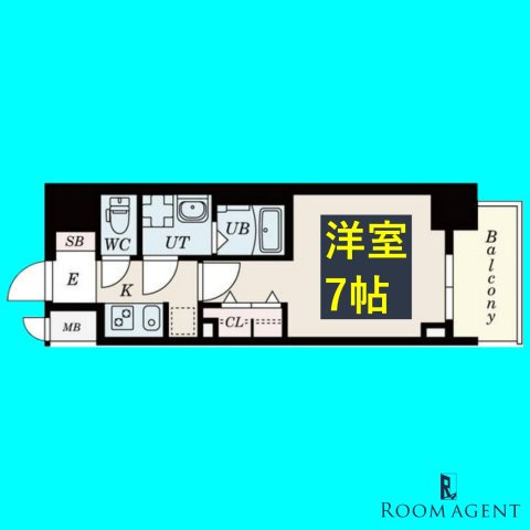 S-RESIDENCE名駅Northの間取り