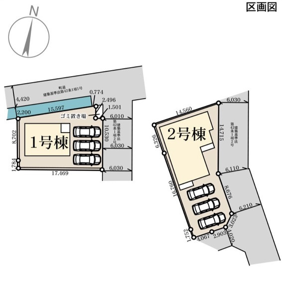 リーブルガーデン益城町惣領第二の区画図