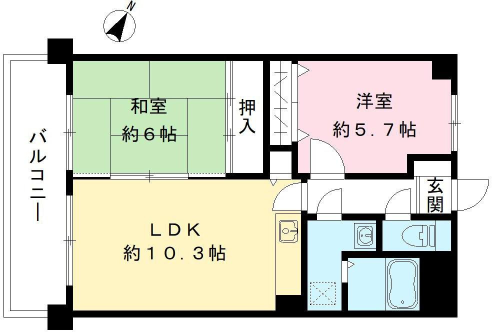 オークハイツの間取り