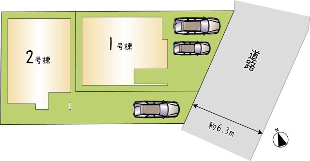 上田東町の区画図
