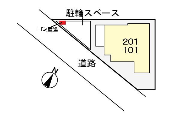 サンフローリッシュ　Ⅱの駐車場