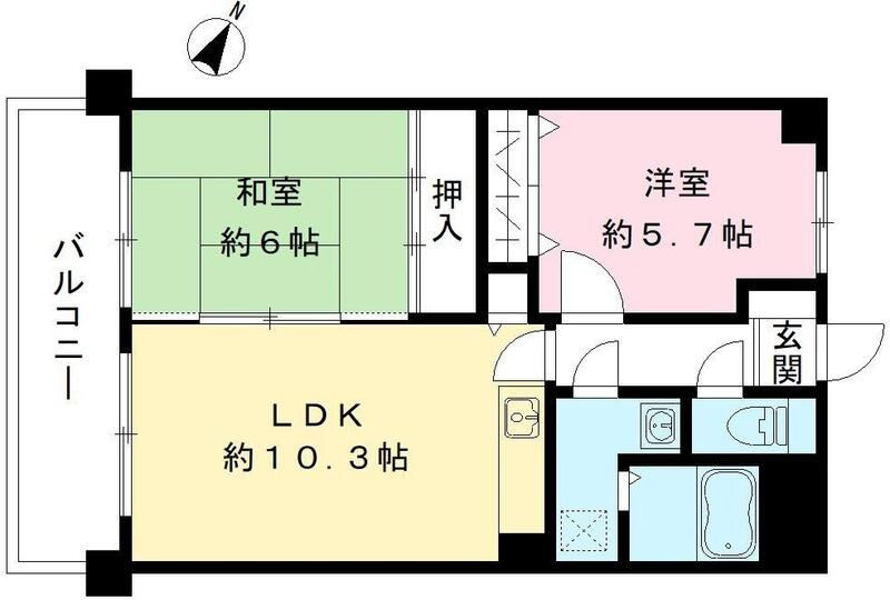 オークハイツの間取り