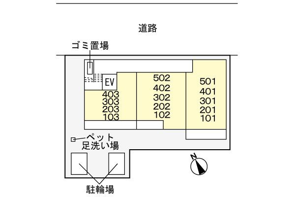 ライズの駐車場