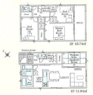 西尾市住崎第7　新築分譲住宅　全2棟　1号棟