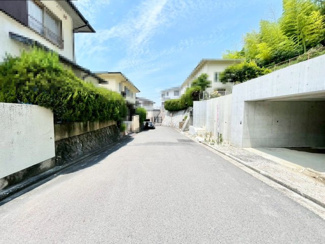 【前面道路含む現地写真】 | 高槻市日吉台六番町　売土地