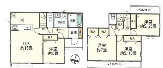 川越市安比奈新田　全7棟　新築戸建　ハートフルタウン