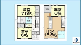 【間取り】 | 小幡中2-15ＫＯＤＡＴＥＸⅡＤ