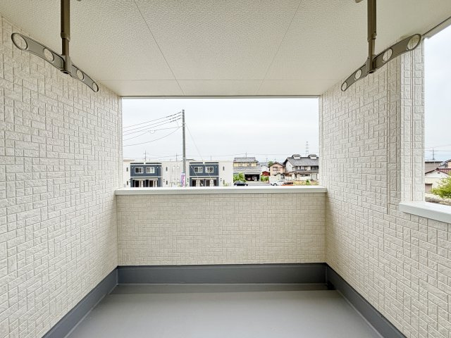 【バルコニー】 | 高崎市新町第8　1号棟新築　４SLDK