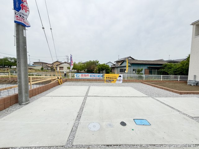 【駐車場】 | 高崎市新町第8　1号棟新築　４SLDK
