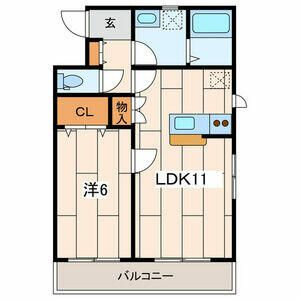 Ｂｏｎｈｅｕｒ　Ｅ（ボヌーレ）の間取り