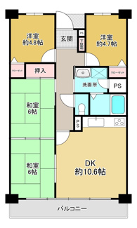 【間取り】 | グランコート野洲