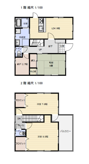 【間取り】 | 早島戸建