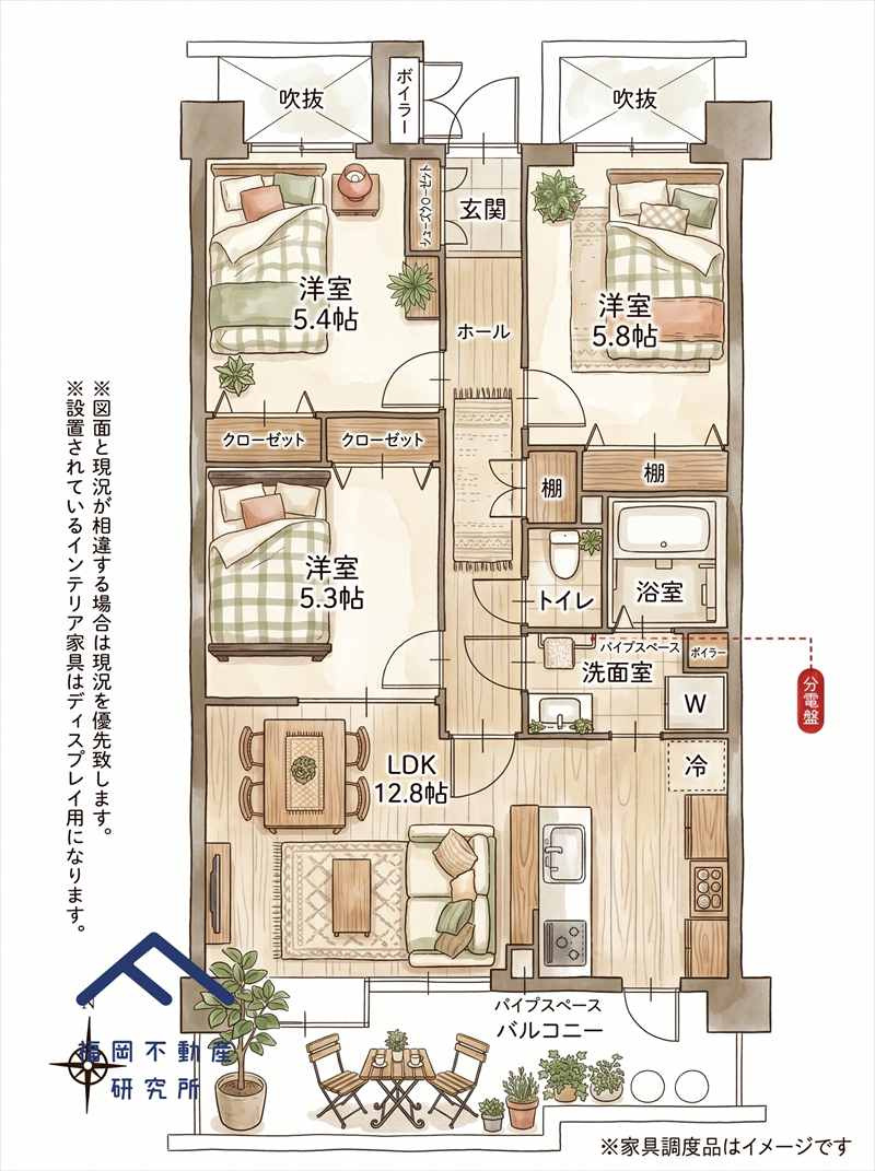 ネオハイツ福間の間取り