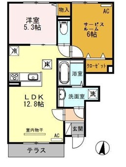 ハピネス桜の間取り