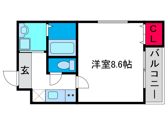 フジパレス阿倍野丸山通Ⅰ番館の間取り