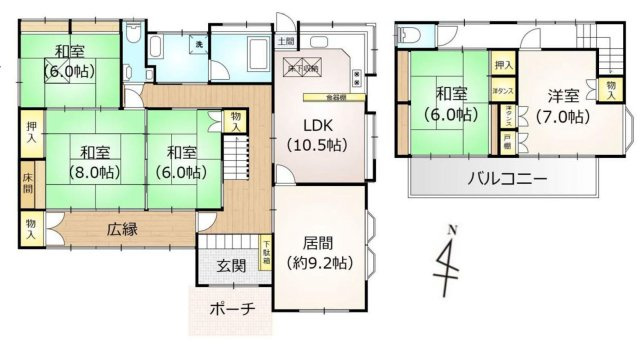 青梅市日向和田１丁目の中古一戸建