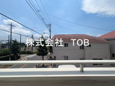 【展望】 | プリマヴェーラ-再契約型　定期借家　4年or6年- | 2F洋室7.5帖　バルコニー展望※クリーニング完了前※